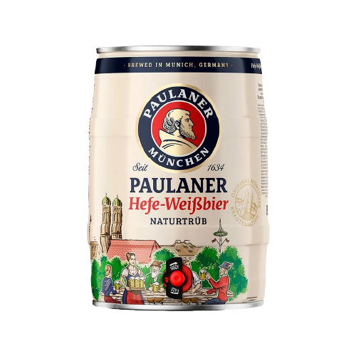 Paulaner NaturTrub Weissbier Barril 5 Litros