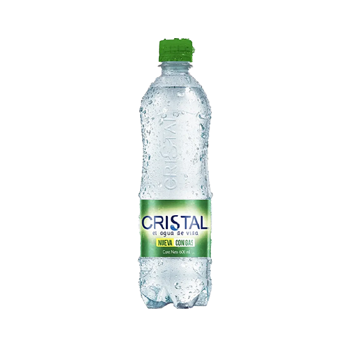 Agua Cristal Con Gas 600ml