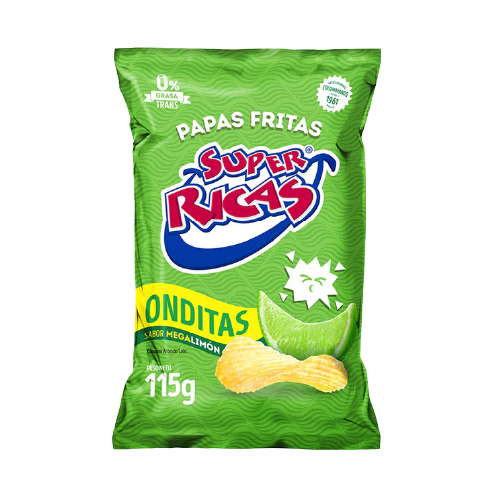 Super Rica Papas De Limón 105gr