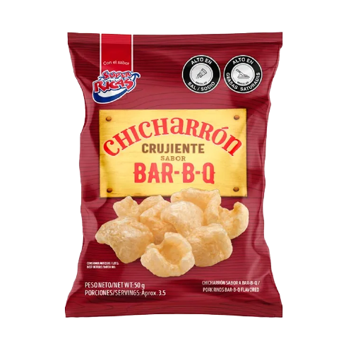 Super Rica Chicharrón BBQ 50gr